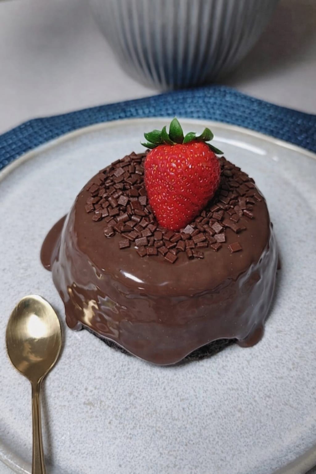 Caseirinho Brigadeiro com Morango