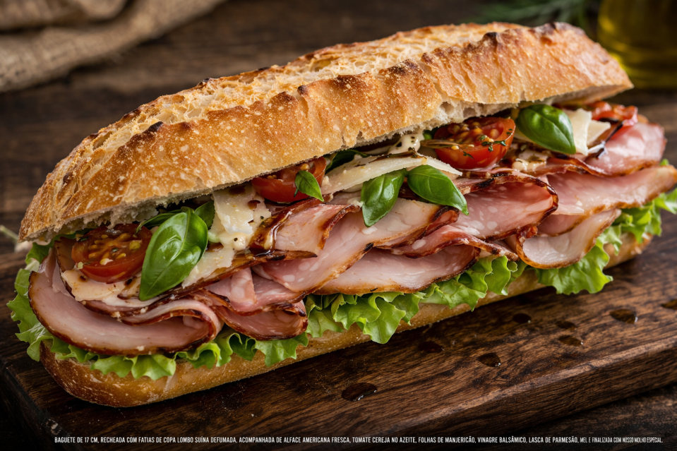 9- Sanduíche de Copa Lombo Suína Defumada